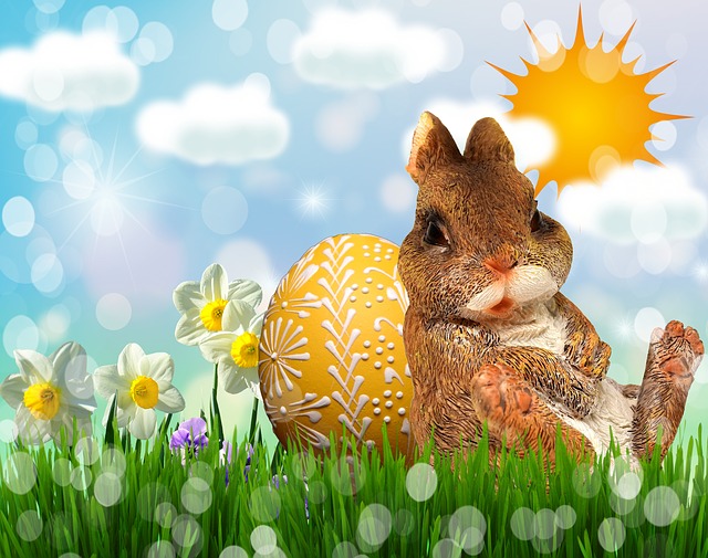 Free easter public holidays easter bunny illustration
