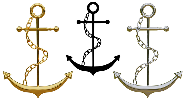 Free anchor follower jewellery illustration