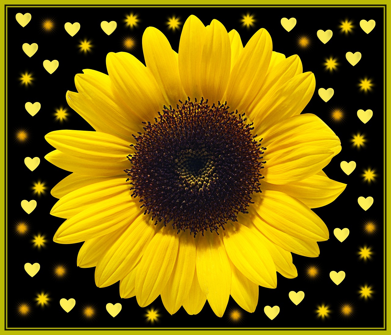Download Flowers, Hearts, Heart. RoyaltyFree Stock Illustration Image