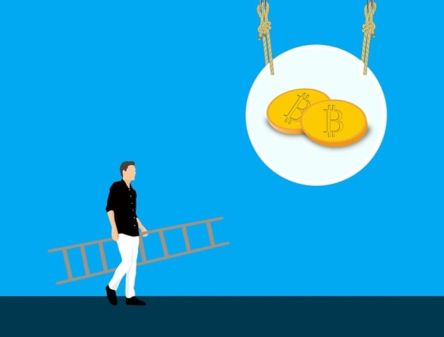 Free bitcoin cryptocurrency reach illustration