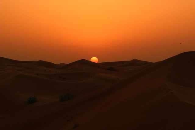 Atardecer, Desierto, Amanecer, Noche