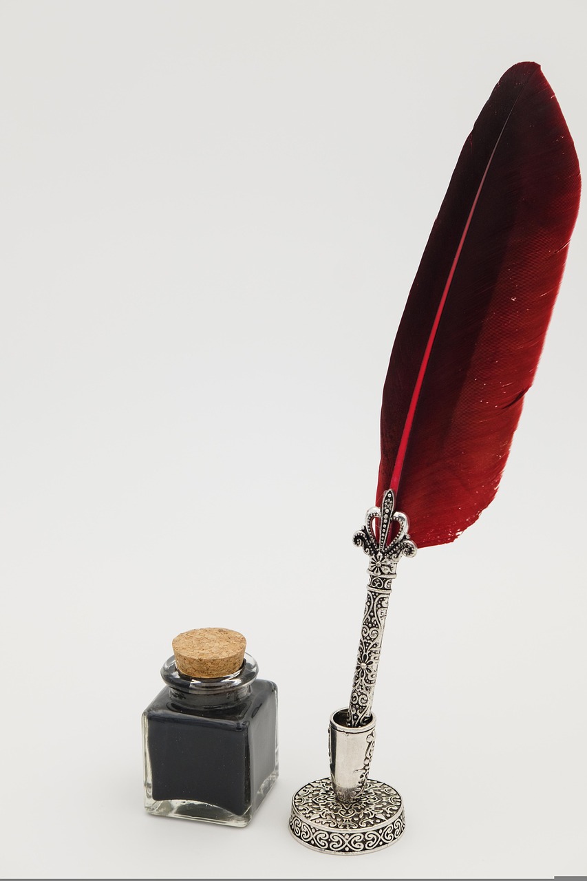 The Ink Feather quill pen