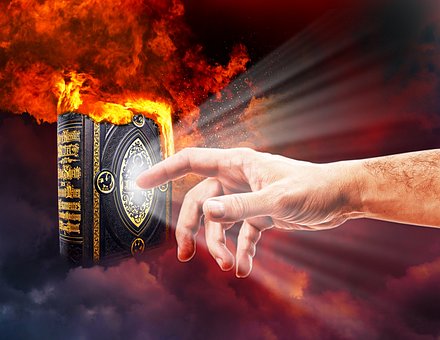 Bibel, Flamme, Feuer, Wolke, Wärme