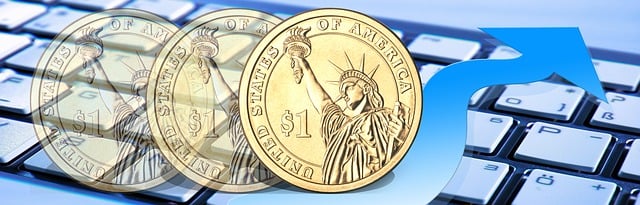 Free keyboard money currency illustration