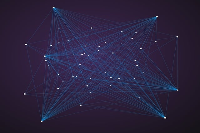 Free technology illuminated abstract illustration