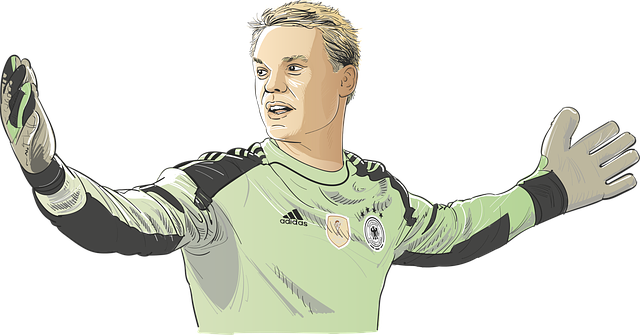 Free new goalkeeper sports illustration