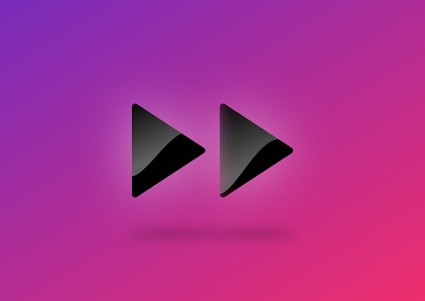 Free Play Button Fast Forward illustration and picture