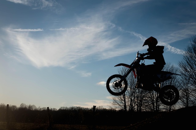Rad, Fahrrad, Draußen, Himmel, Biker