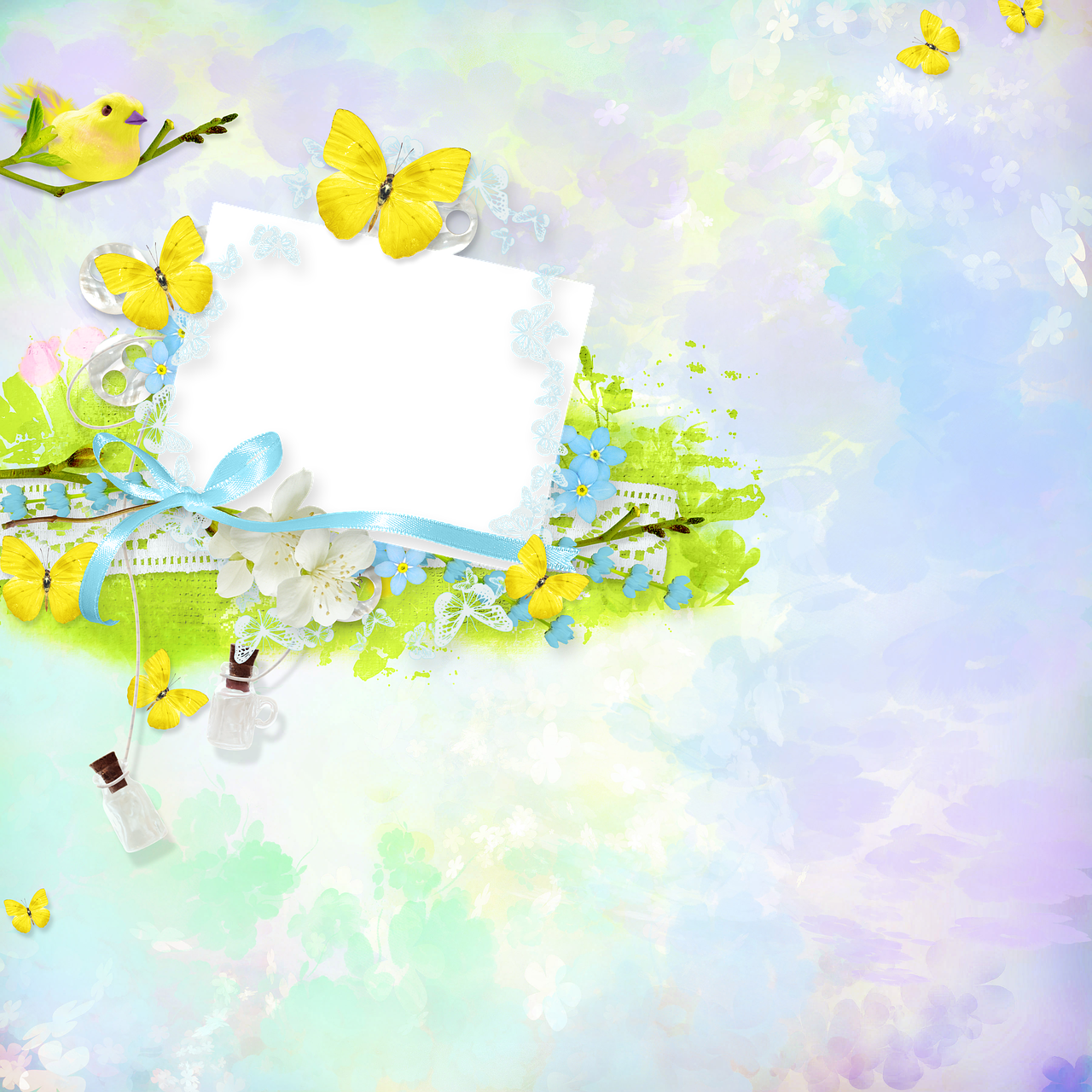 Spring Photo Frame Photoshop - Free image on Pixabay