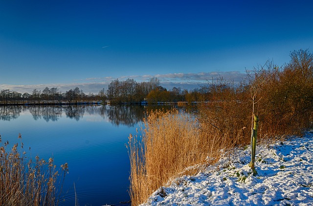 Natur, Vand, Sø, Afspejling, Landskab