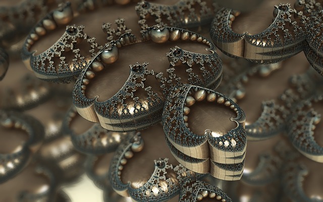 Arta Fractală, Fractali, 3D, Bijuterii