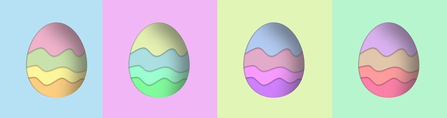 Free easter egg deco illustration