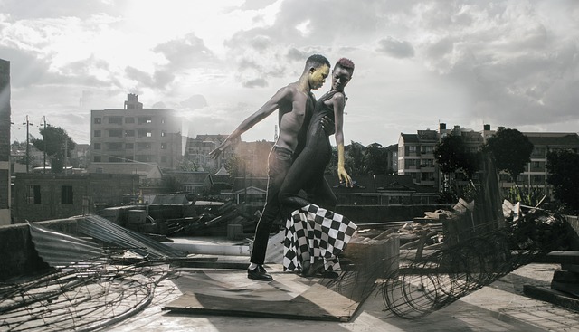 people, panoramic, man, architecture, travel, city, adult, street, outdoors, nature, town, sculpture, building, sky, urban, dance, kenya, africa, black, gray dance, gray street, gray dancing
