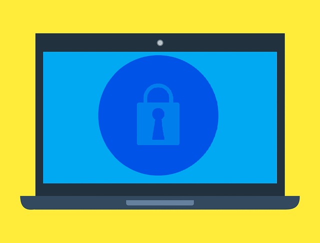 Free padlock security lock illustration