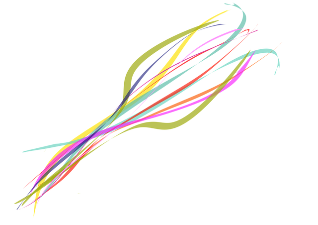 Free garlands glass wisps illustration