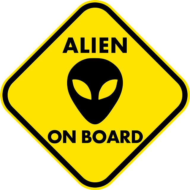 Free alien alie automobile illustration