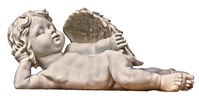 Free angel putt lying illustration
