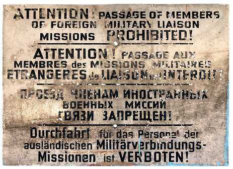 Tyskland, Ddr, Checkpoint, Militær, Ussr