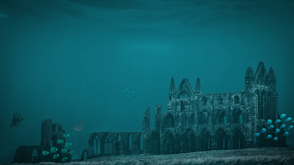 Free Cathedral Underwater illustration and picture