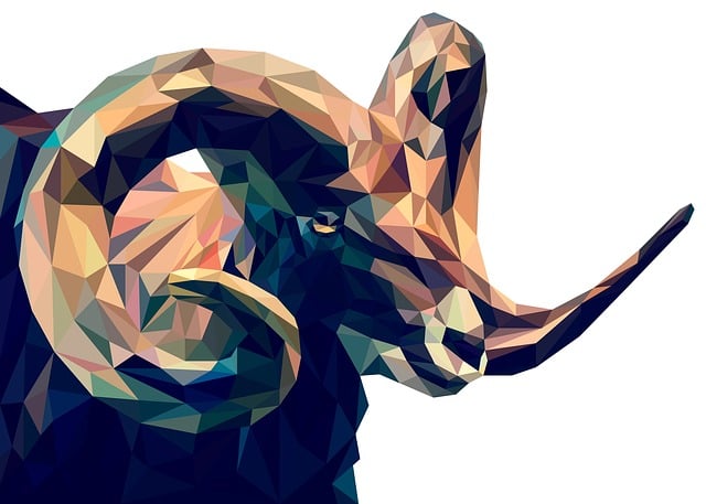 Free capricorn alpine animal illustration