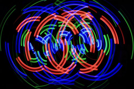 Free Light Painting Bright photo and picture