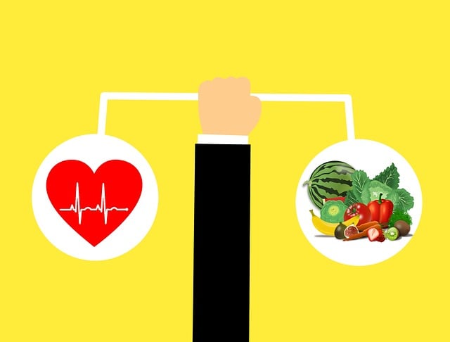 Free food healthy lifestyle eating healthy illustration