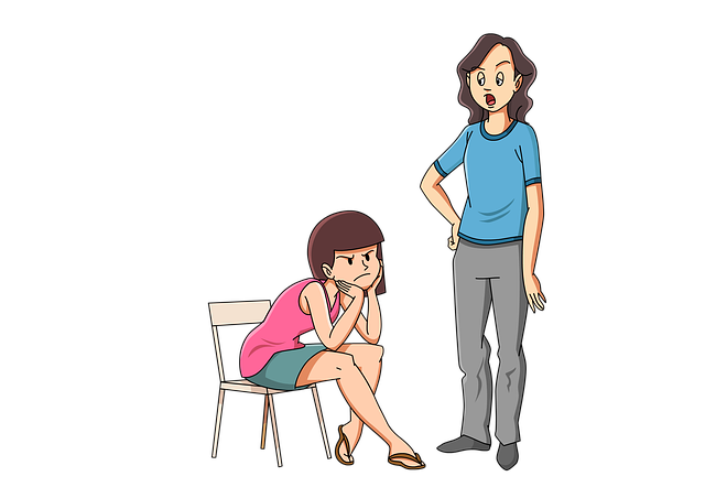 Free mom mum daughter illustration
