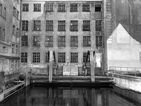 Arkitektur, Vand, Afspejling, Gade