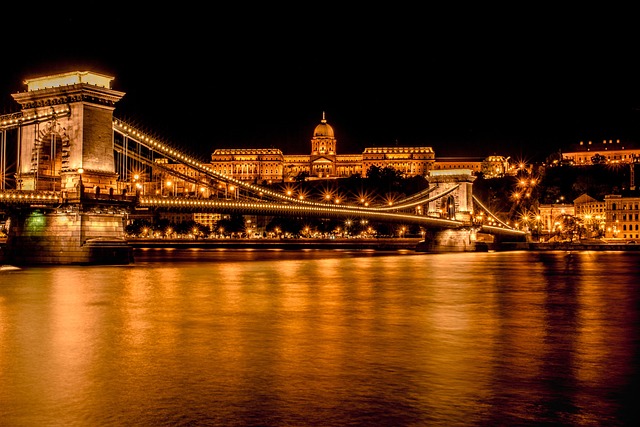 body of water, architecture, city, travel, river, river danube, budapest, at night, lighting, panorama, chain bridge, danube, castle, dark, lights, capital, bridge, budapest, budapest, budapest, budapest, budapest