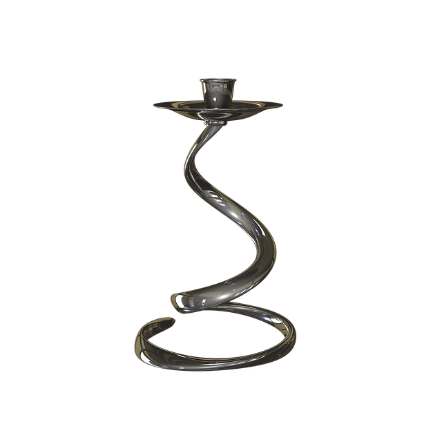 Download Candle Holder Spiral, Metal, Pattern. RoyaltyFree Stock