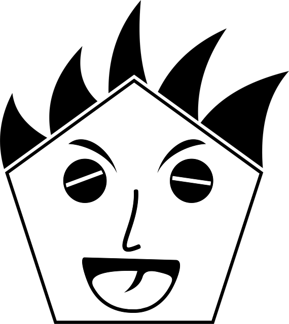 Free face emotion mars vector