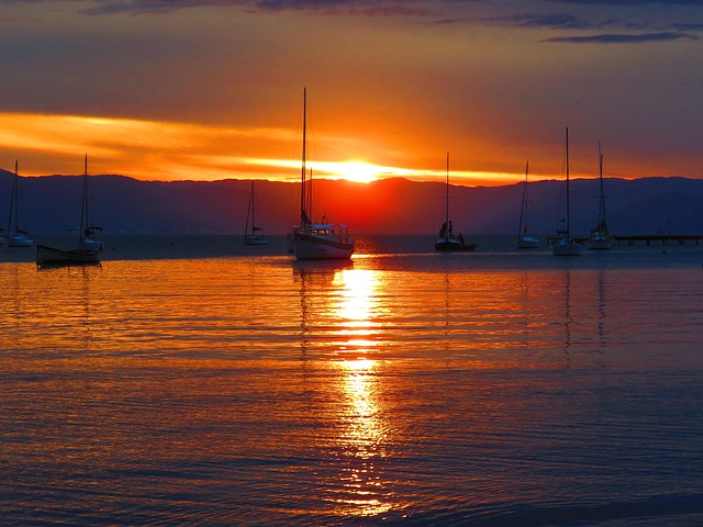 Free Sunset Body Of Water photo and picture