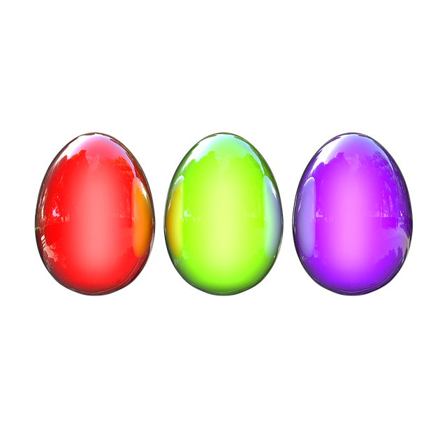 Free easter eggs chicken painted eggs illustration