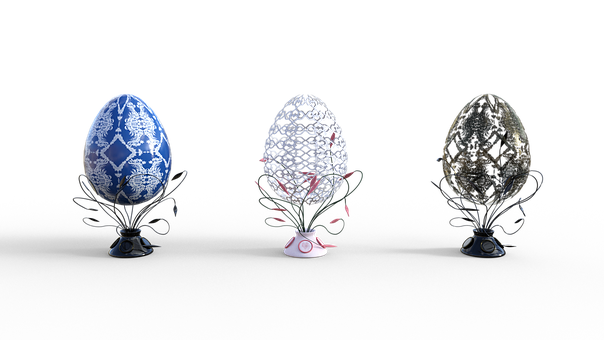 Huevo, Pascua, Decoraciones, Pararse