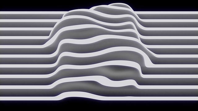 Free pattern background waves illustration
