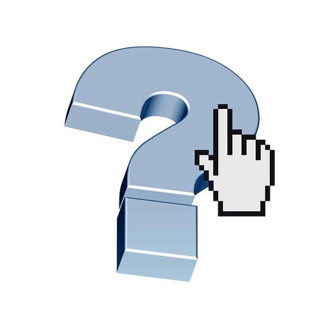 Free question mark help support illustration