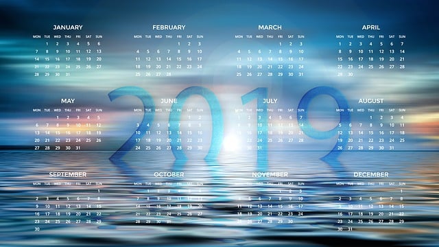 Agenda, Kalender, Planning, Jaar, Datum