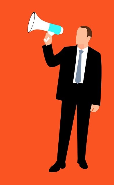 Free megaphone shout public illustration
