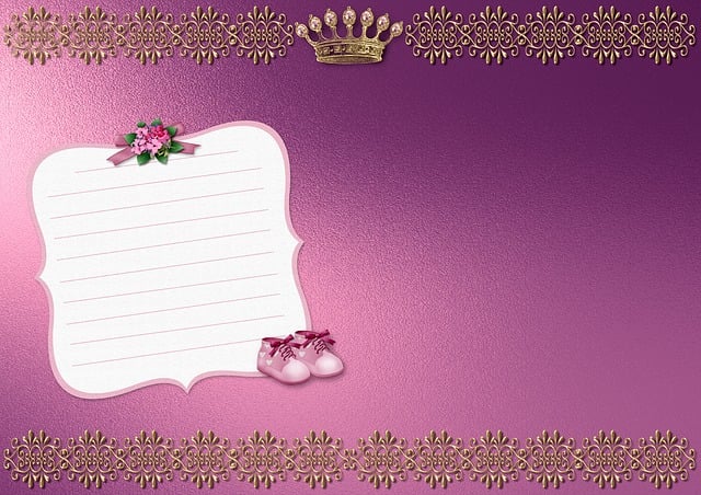 Free background image gold baby shoes illustration