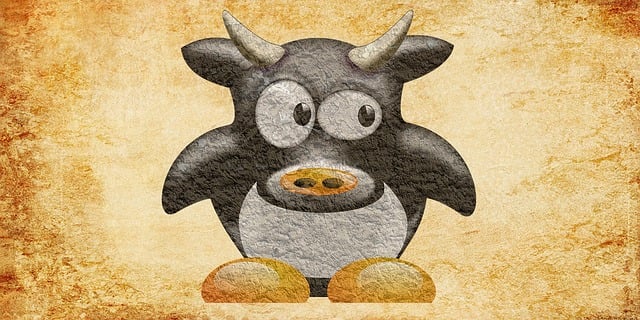 Free cow animal vintage cow illustration