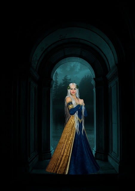 Free woman princess female illustration