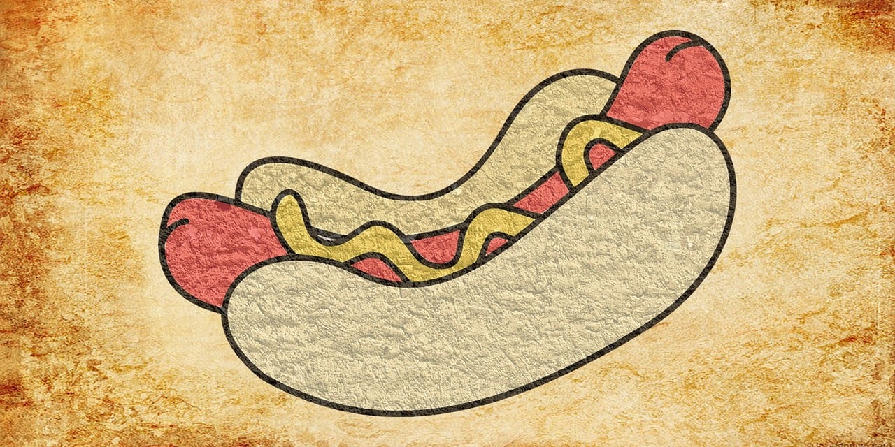Download free HD stock image of Hotdog Food Free hotdog food fast food illustration