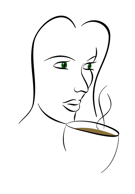 Koffie, Schetsen, Drankje, Beker