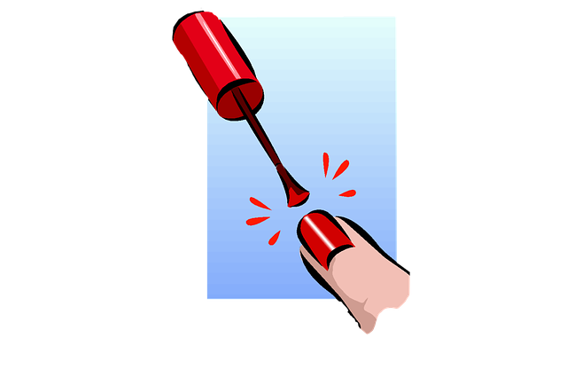 Free nail polish nail nail care illustration