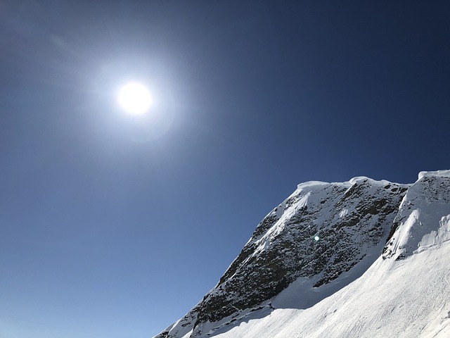 Sne, Vinter, Himmel, Natur, Bjerg