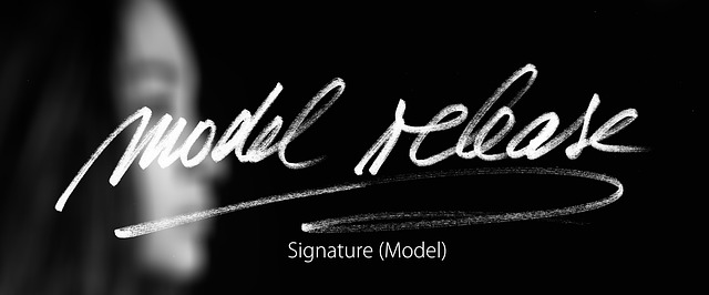 Model, Release, Unterschrift, Bild