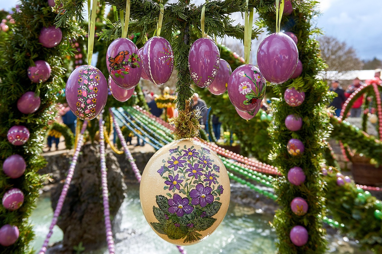 Easter Well - free online jigsaw puzzle photo
