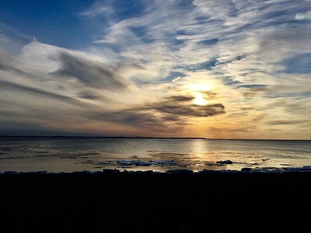 Pôr Do Sol, Agua, Mar, Natureza