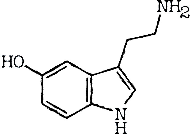Free Seratonin Molecule illustration and picture