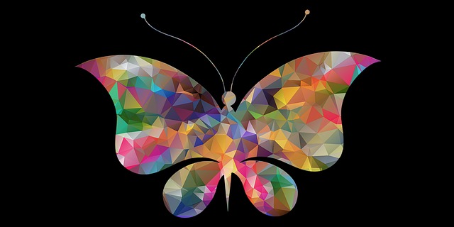 Schmetterling, Niedrige Poly, Insekten